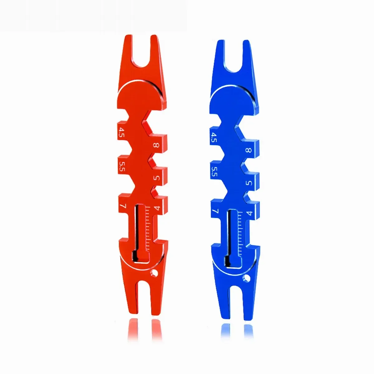 Running Gear Vehicle - Clé rouge/bleue pour voiture RC, outil