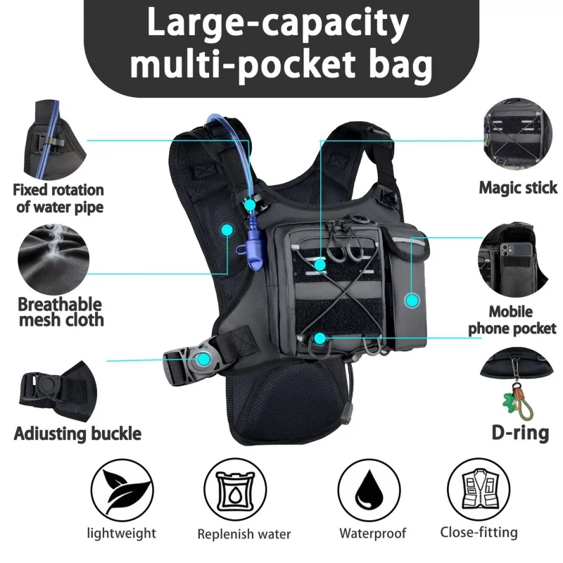 Running Gear Water - ​ Sac de poitrine tactique de