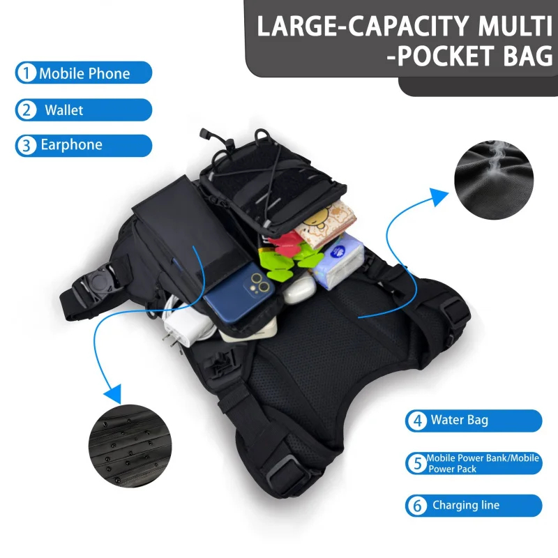 ​ Sac de poitrine tactique de  - Running Gear Water avis et prix