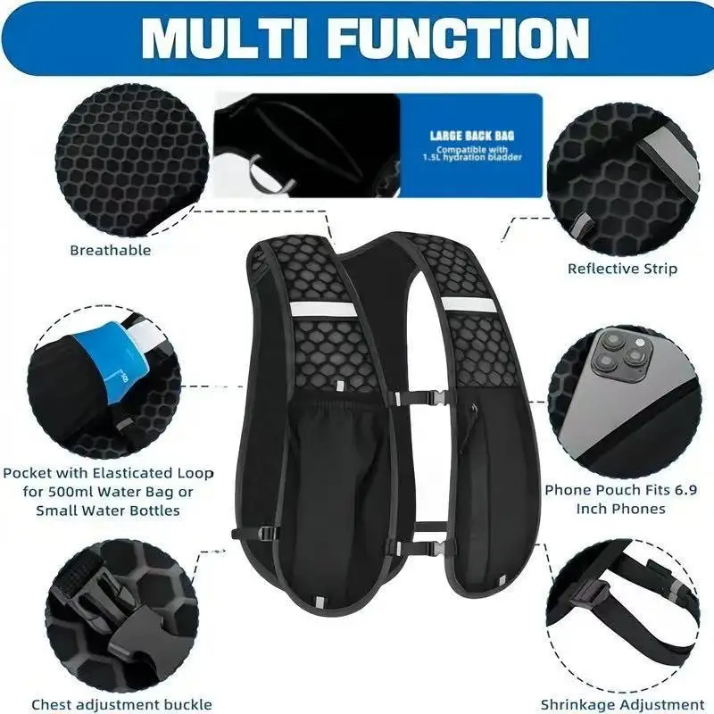 Gilet de sport unisexe, imperm - Running Gear Water avis et prix