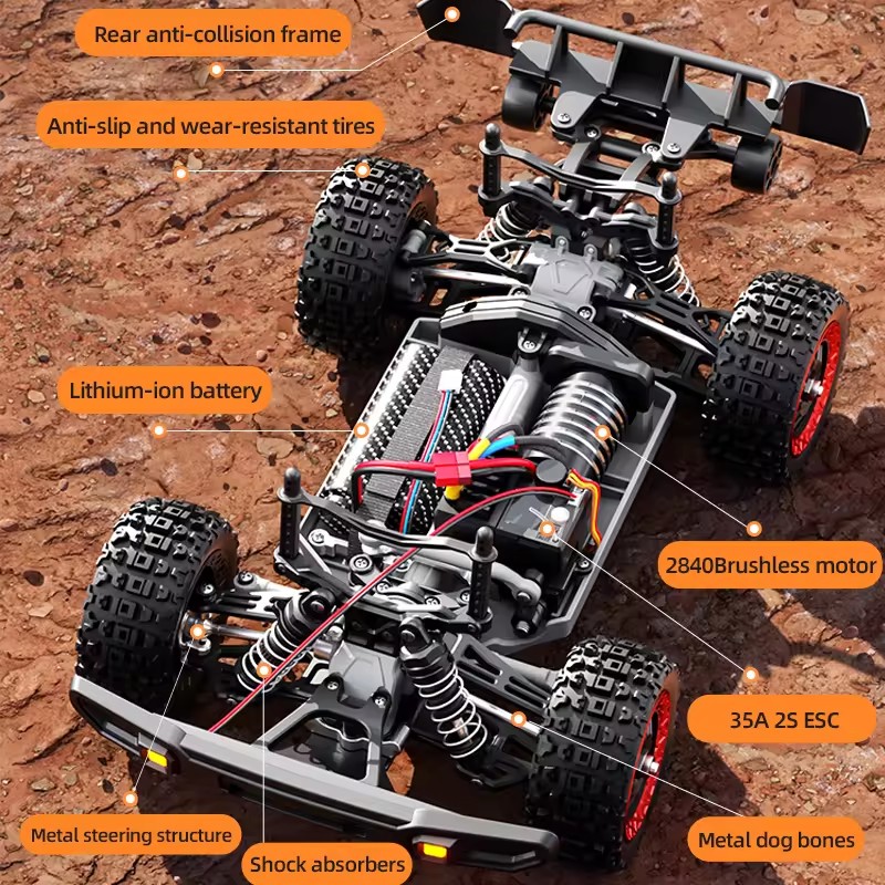 Voiture de course RC sans bala - Running Gear Vehicle avis et prix
